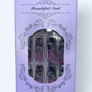 Y2K Green Nail Press-On Set